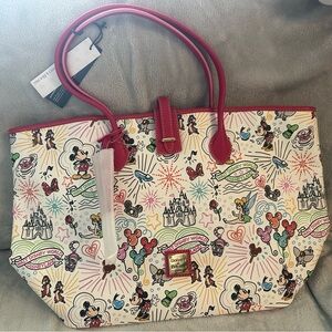 Disney Parks Sketch Tote Bag by D&B 10th Anniversary